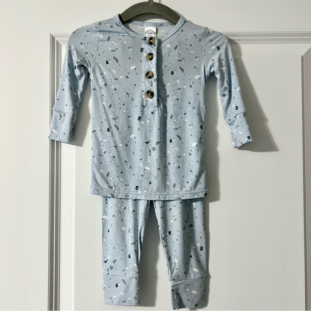 3-6M Steele Top and Bottoms Lou Lou and Company